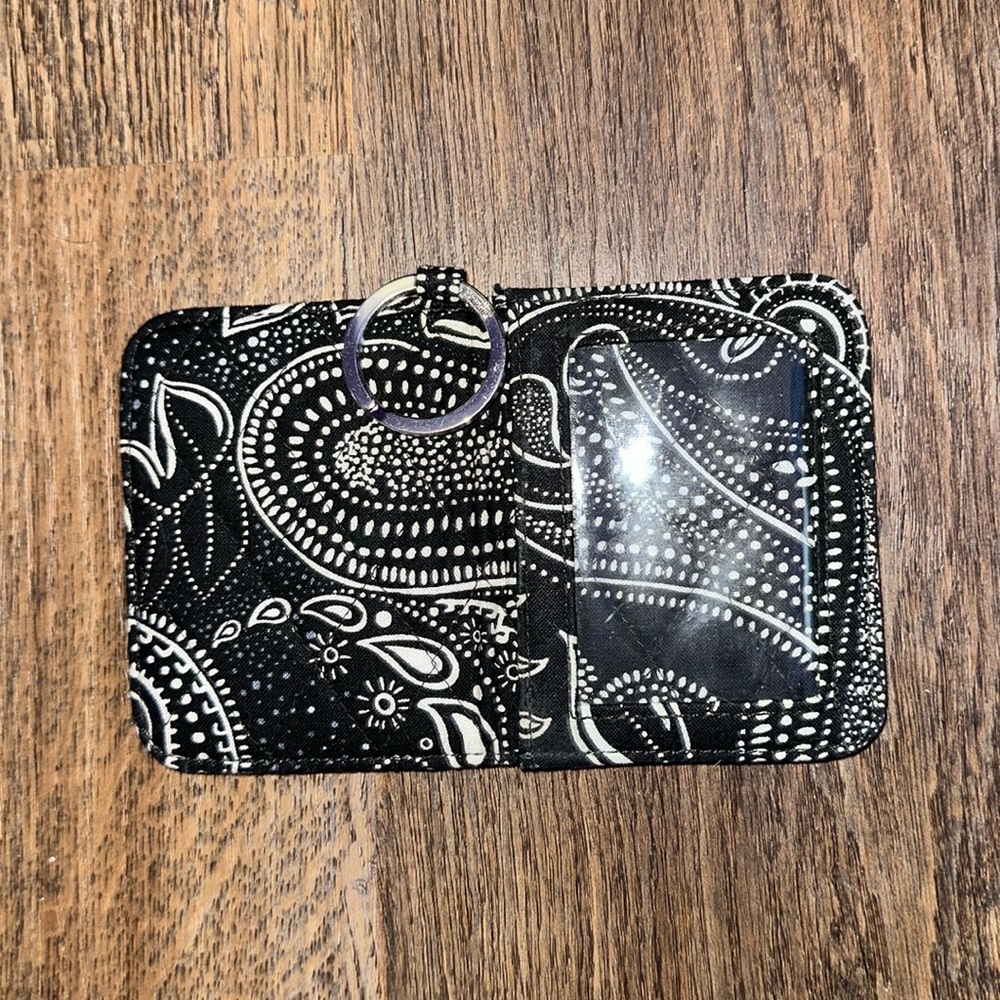 Black and white Vera Bradley wallet